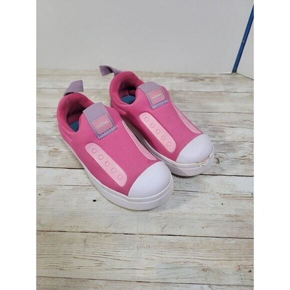 Native Shoes Other - Native Jefferson Hero Toddler Size C10 Sneaker Water Shoes Pink White